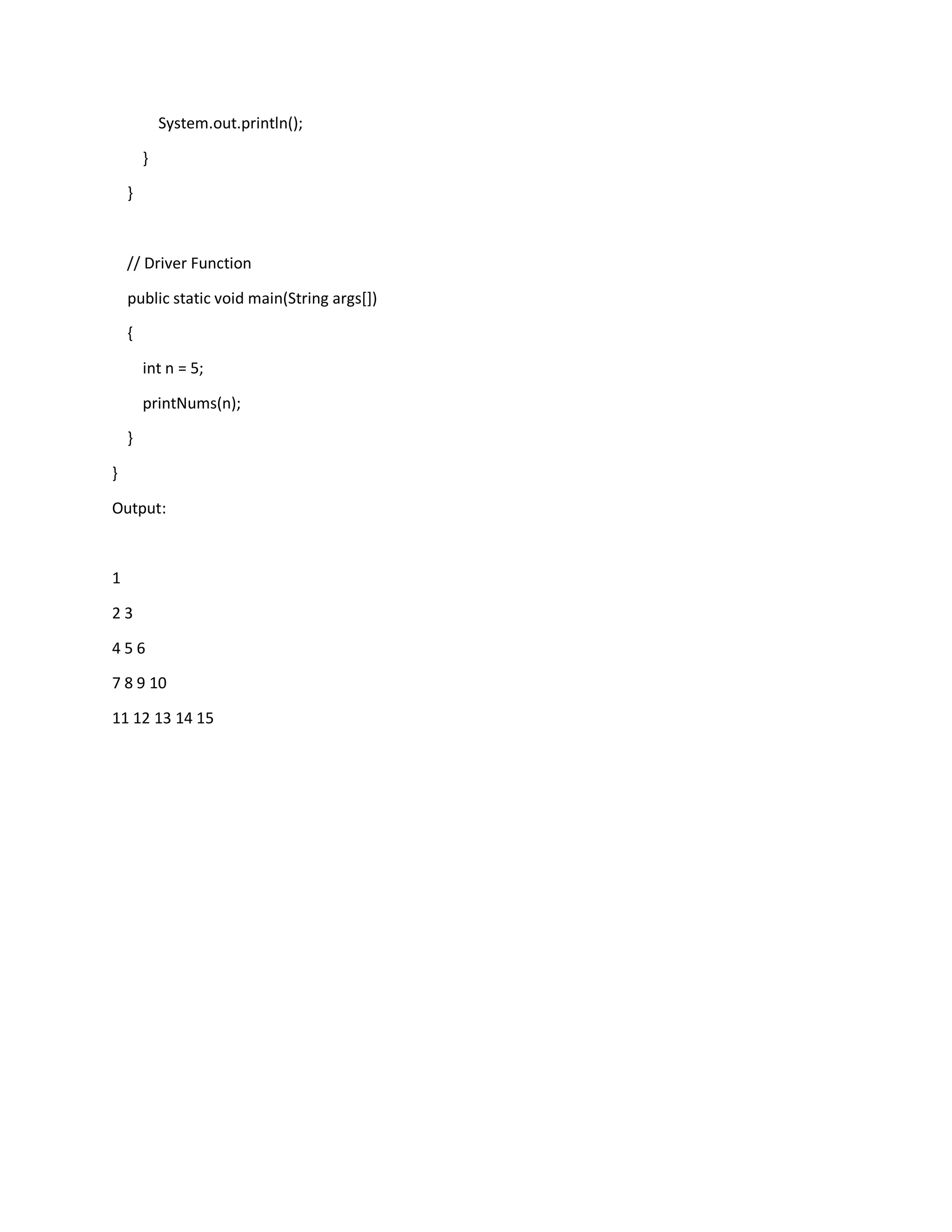 Print Star pattern in java and print triangle of stars in java | PDF ...