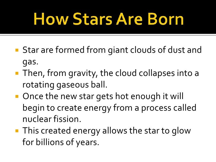 what are stars formed from star powerpoint what are stars formed from star powerpoint