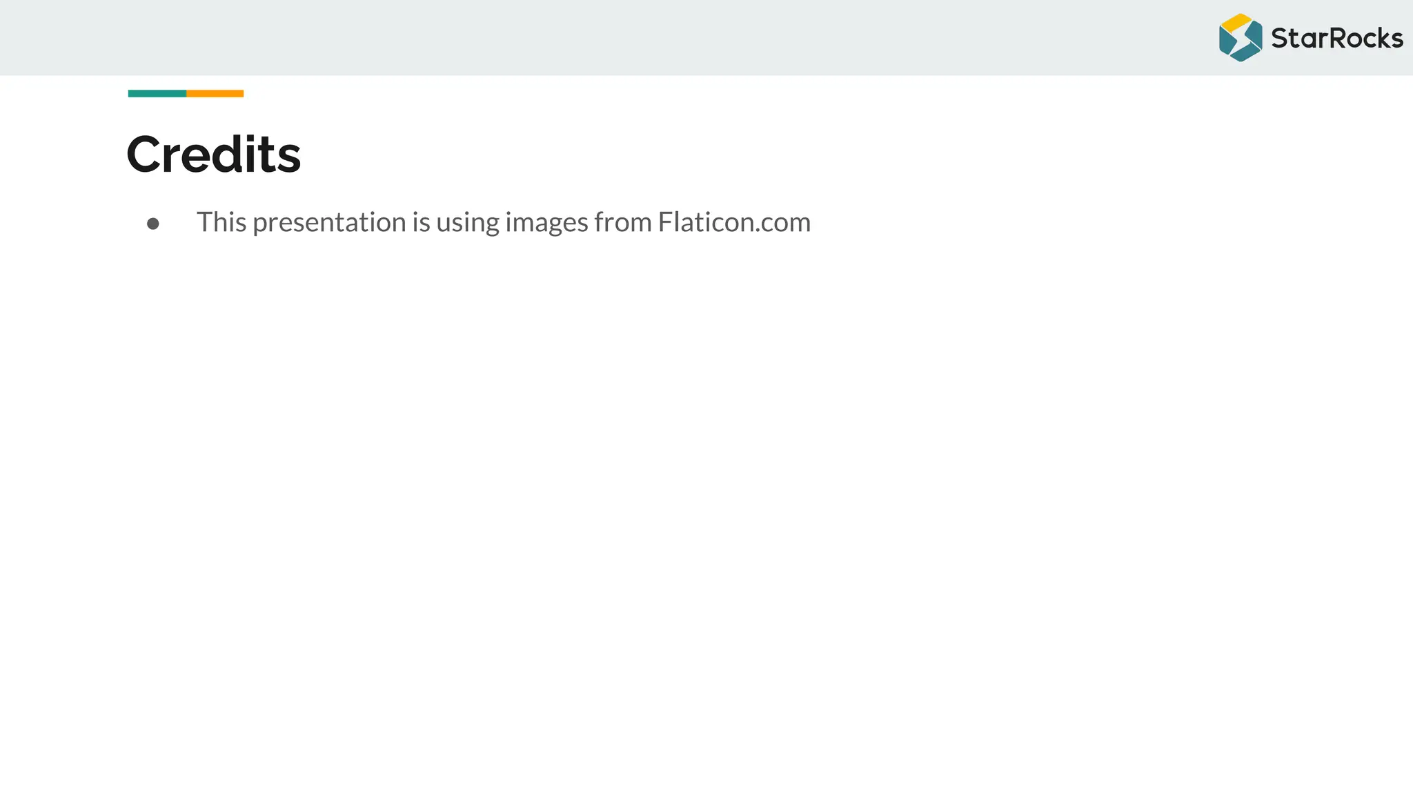 Credits
● This presentation is using images from Flaticon.com
 