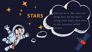 Did you know that stars are
being born all the time?
Young stars begin their lives
in star-nurseries called
clusters.
PPTtemplate http://www.1ppt.com/moban/
 