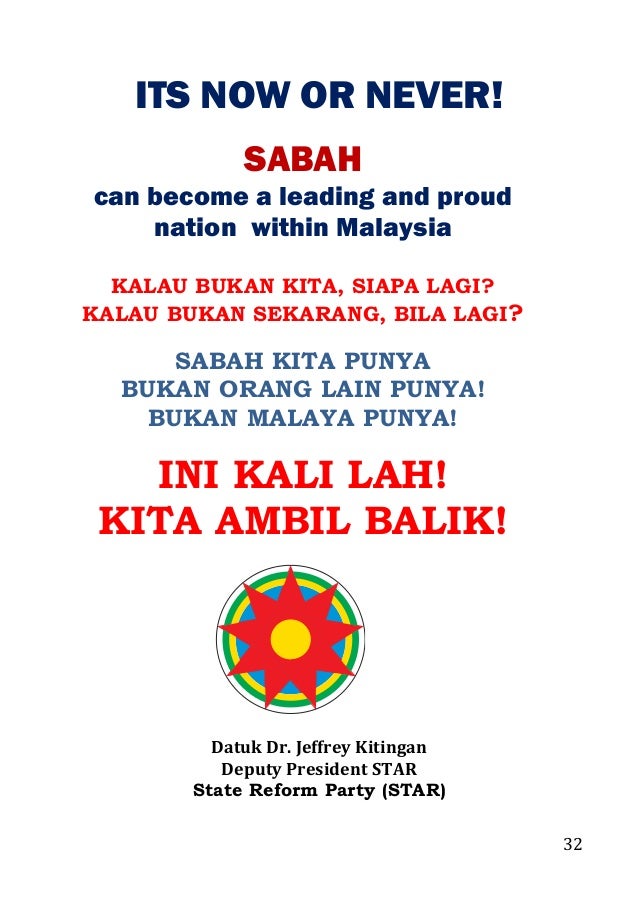 Star Sabah Manifesto English Final Final