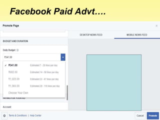 Facebook Paid Advt….
 