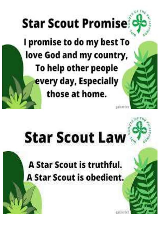 STAR Scout Promise And Law docx STAR Scout Promise And Law docx