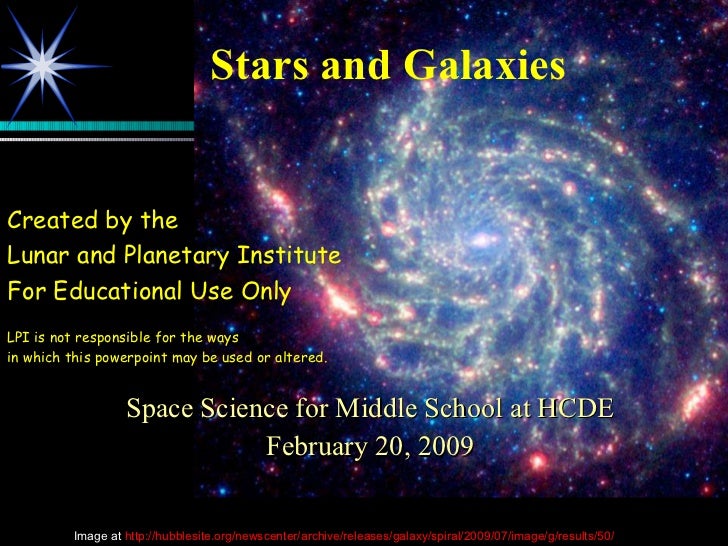 stars galaxies powerpoint stars powerpoint
