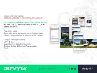 Strategy, Stories & The Pitch - CreativityDay