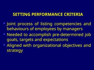 Performance management basics for human resource students | PPTX