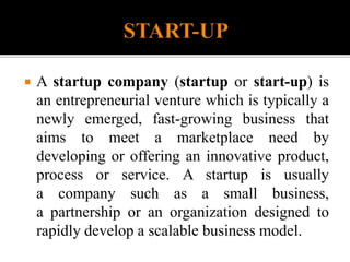Start ups | PPTX