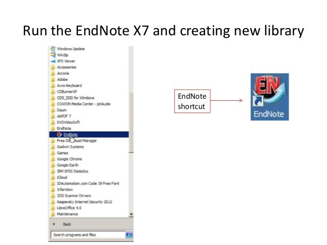 endnote how to use endnote starters