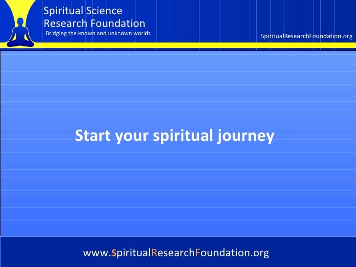 spiritual journey start research slideshare