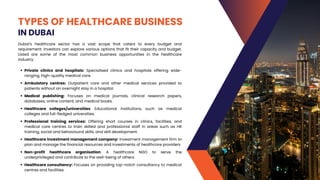 how to start a healthcare business in dubai | PDF