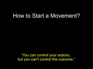Start A Movement