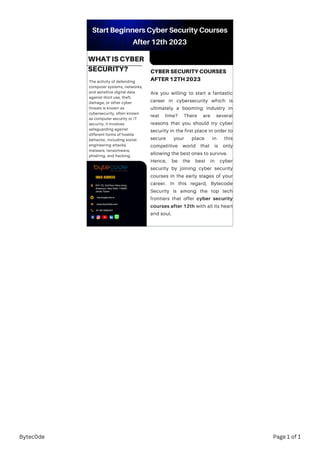 Start Beginners Cyber Security Courses After 12th 2023.pdf
