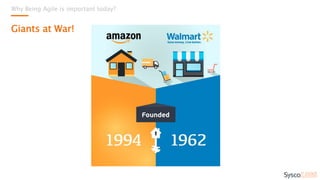 Why Being Agile is important today?
Giants at War!
 