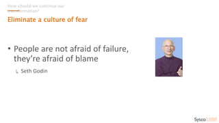 How should we continue our
transformation?
Five Keys to a Successful Google Team
 