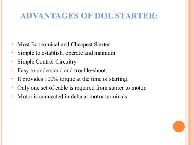 Three Phase Induction Machine Starter