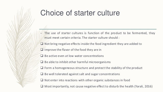 Starter Culture Definition Starter Culture Selection Starter Cultur