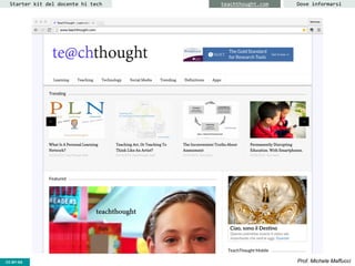 CC-BY- Prof. Michele MaffucciCC-BY-SA
Starter kit del docente hi tech Dove informarsiteachthought.com
 