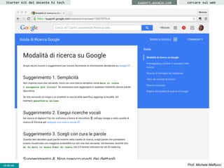 CC-BY- Prof. Michele MaffucciCC-BY-SA
Starter kit del docente hi tech cercare sul websupport.google.com
 