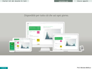 CC-BY- Prof. Michele MaffucciCC-BY-SA
Starter kit del docente hi tech blocco appuntievernote.com
 