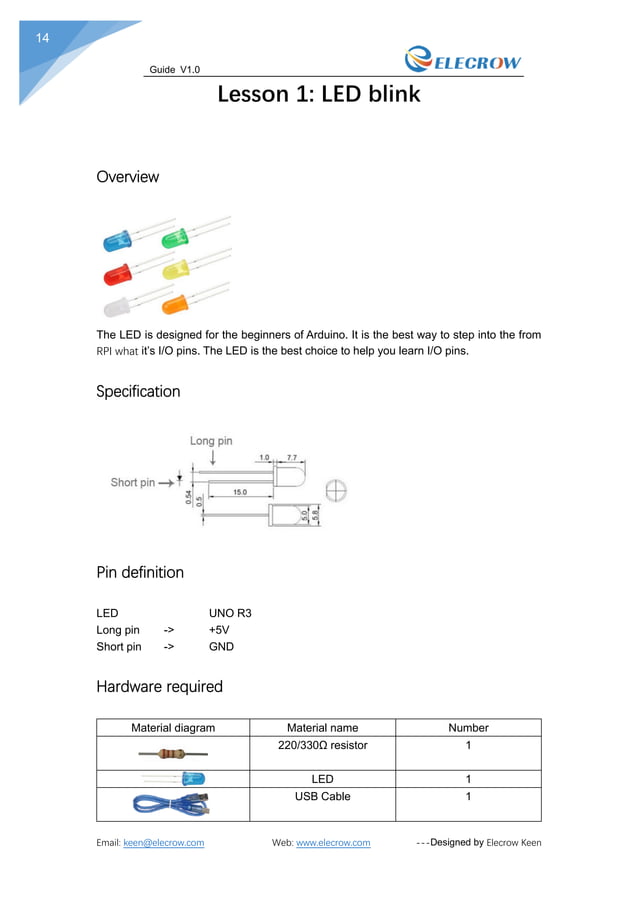Arduino: Starter kit for arduino(manual de usuario) | PDF