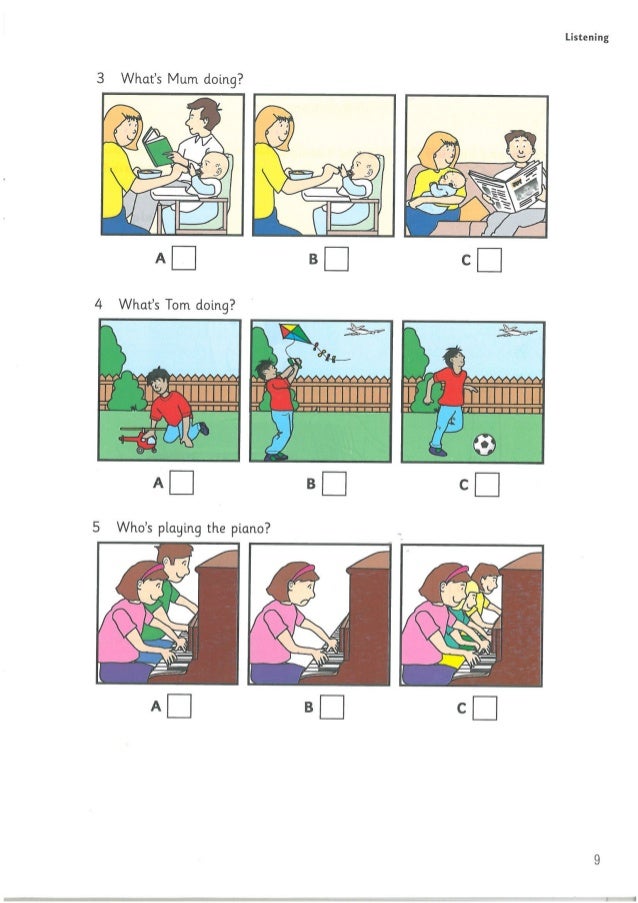 cambridge test english sample 2 Starters test 1