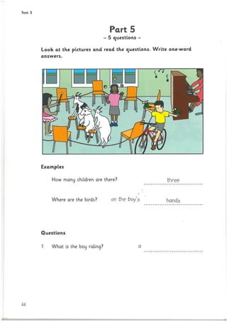 Starters 2 test 3 | PDF