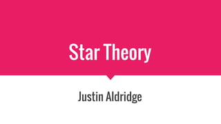 Star Theory
Justin Aldridge
 
