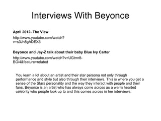 Star Theory- Beyonce | PPT