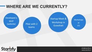 Startify : Business Plan pitch | PPTX