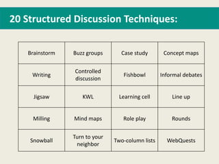 Starting a discussion | PPTX