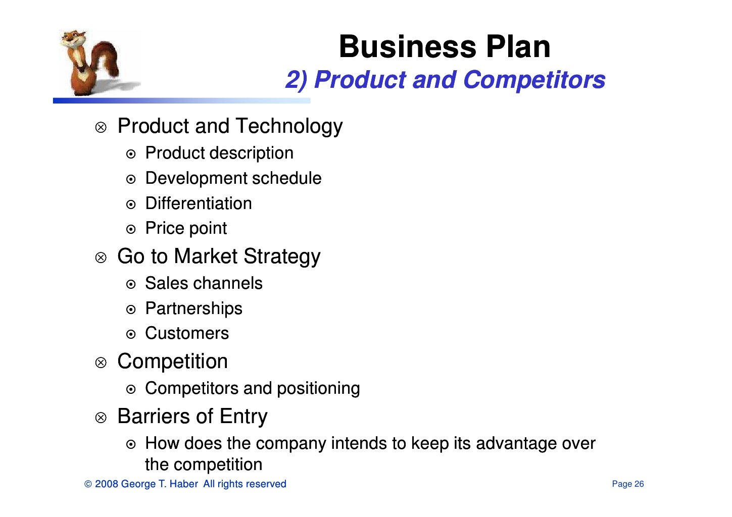 product agency business plan