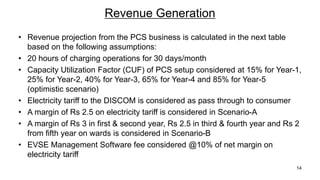 Revenue Generation
• Revenue projection from the PCS business is calculated in the next table
based on the following assum...
