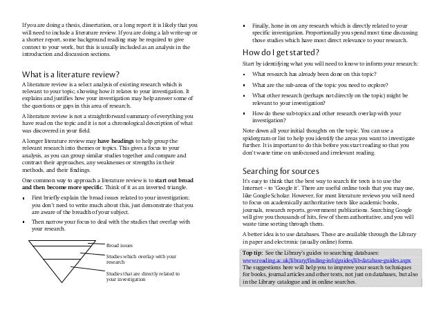 How to write literary review picture