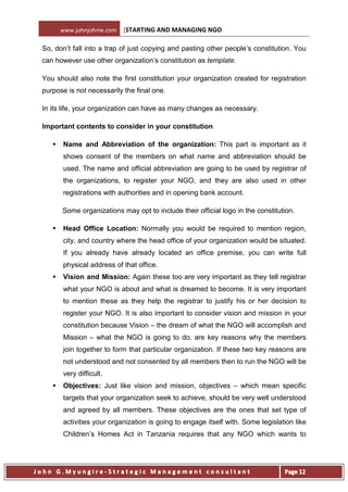 Ngo Notes.pdf Starting and managing ngo ebook | PDF