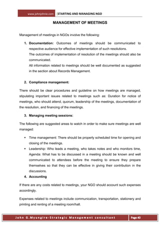 Ngo Notes.pdf Starting and managing ngo ebook | PDF