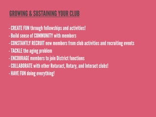 Rotaract 2012: Starting and Sustaining a Rotaract Club