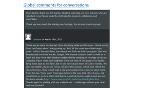 Global comments for conversations
 