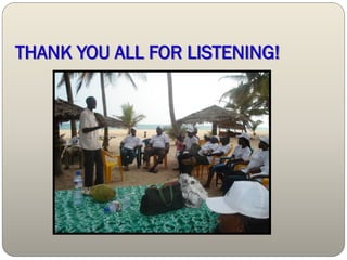 THANK YOU ALL FOR LISTENING!
 