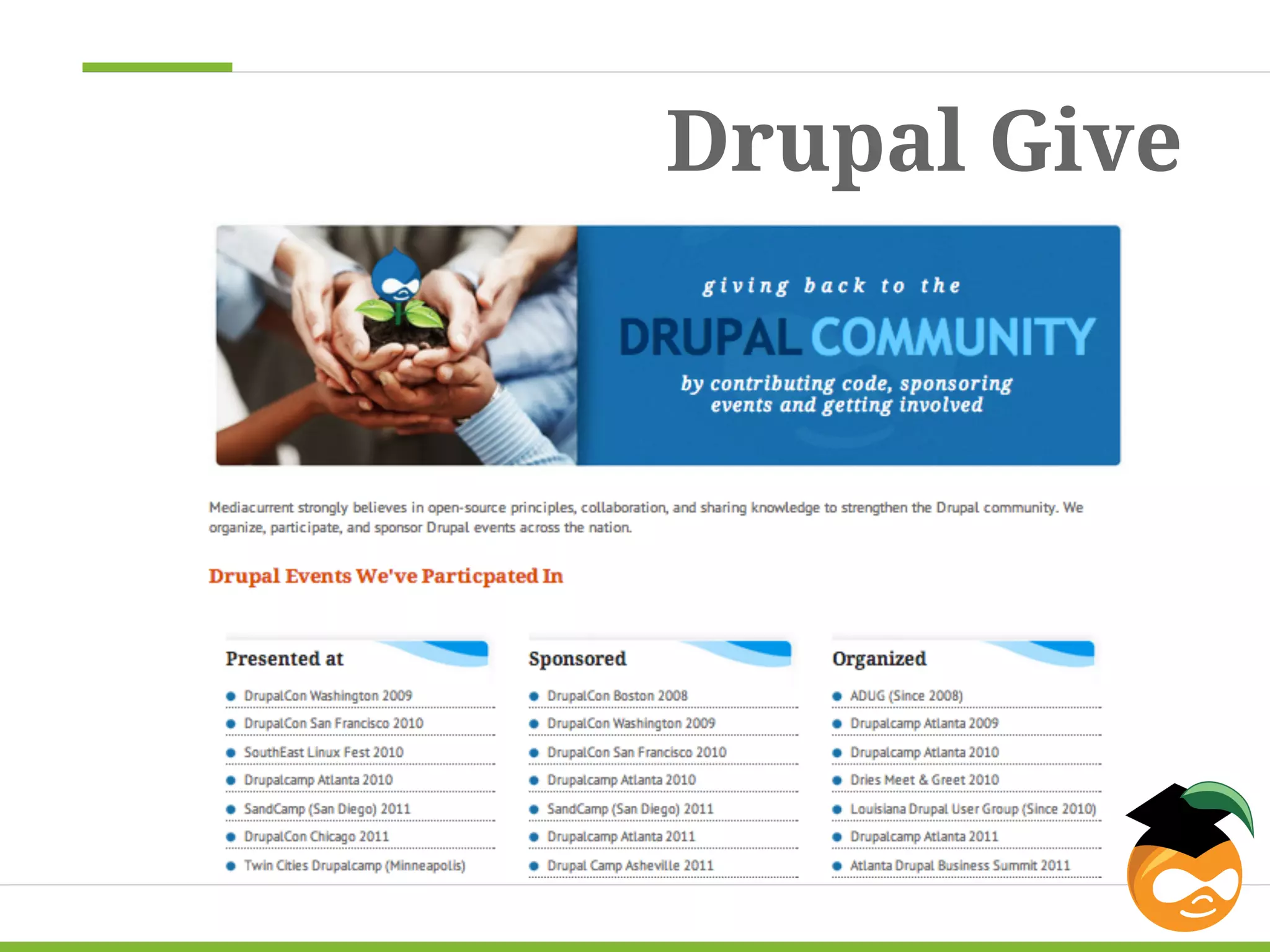 Drupal Give 
 