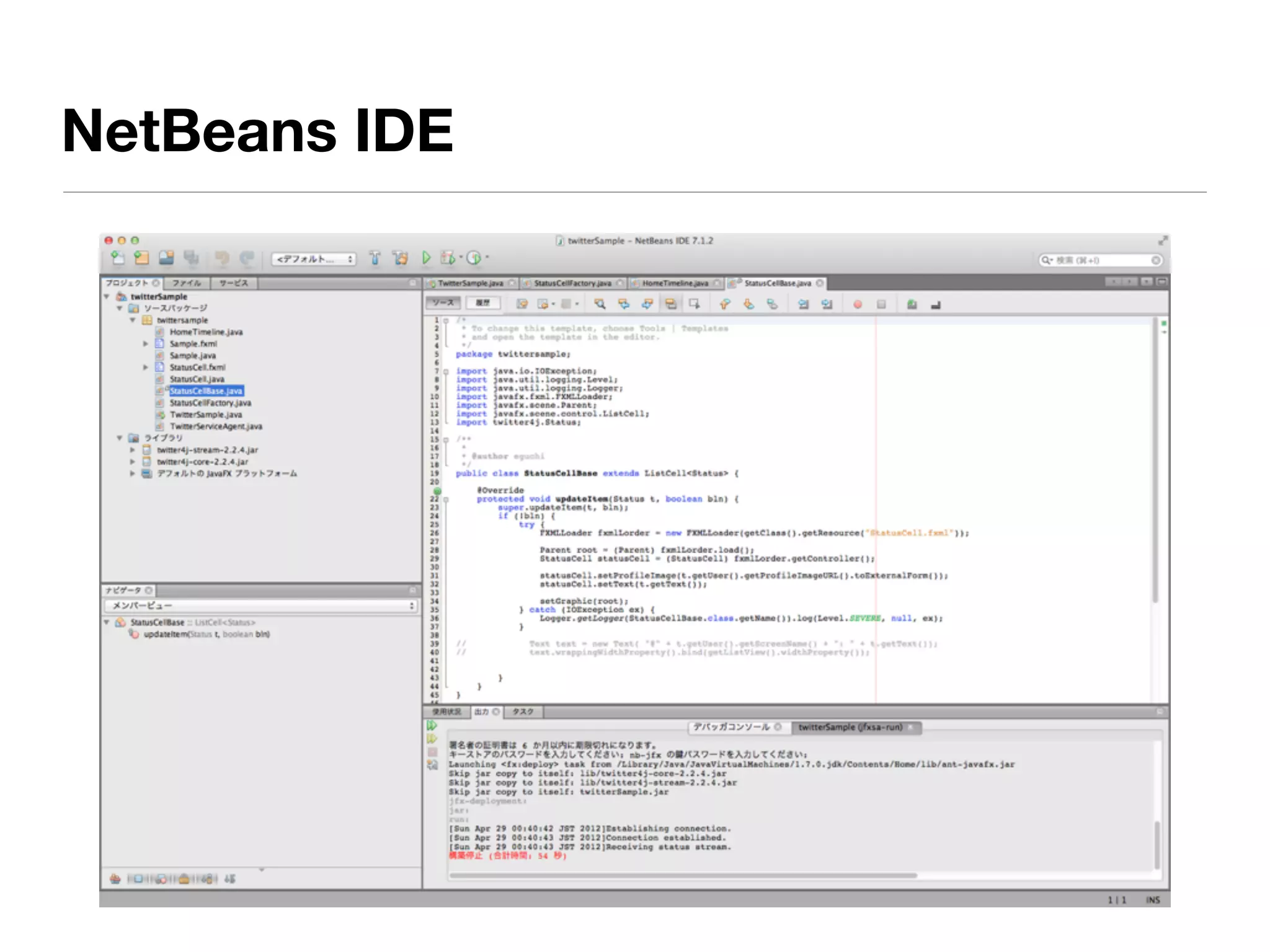 NetBeans IDE
 