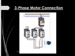 3-Phase Motor Connection
Presented By:-Gurkirat Singh (Electrical Engineering)
 