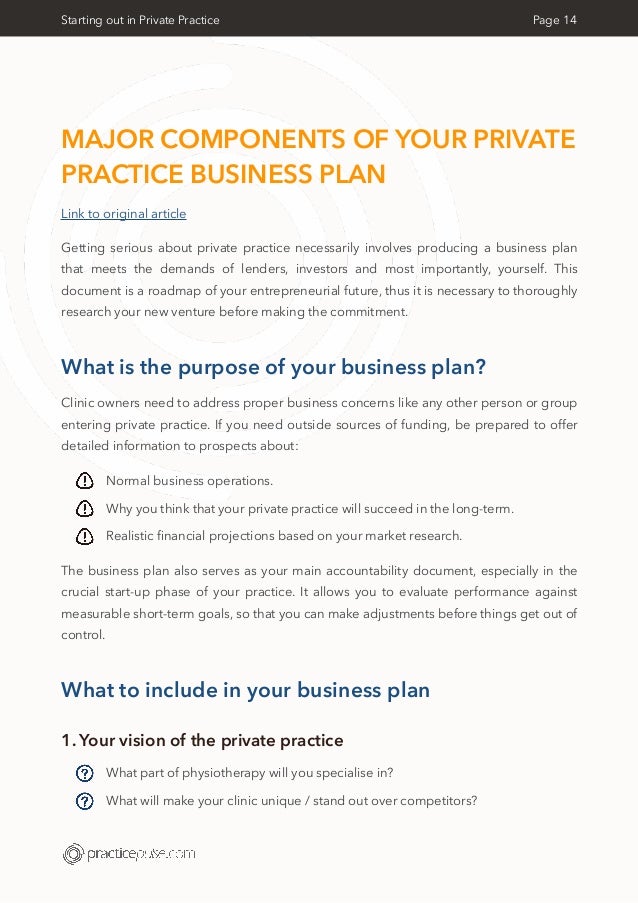 Starting Out In Private Practice - 