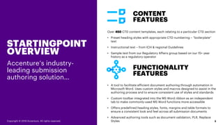 Copyright © 2019 Accenture. All rights reserved.
STARTINGPOINT
OVERVIEW
2
Accenture’s industry-
leading submission
authori...