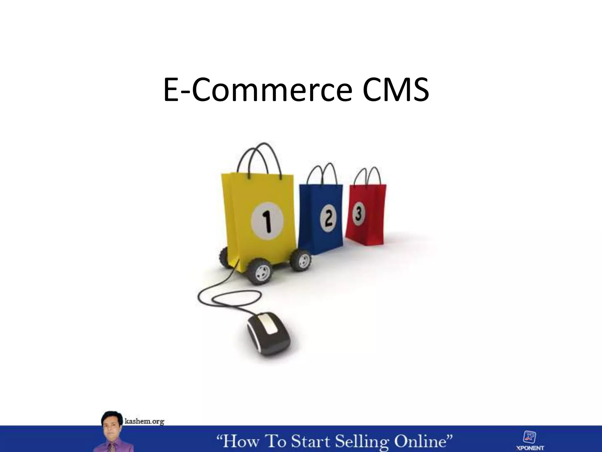 E-Commerce CMS
 