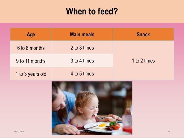 Diet Chart For 1 Year 3 Months Old Baby