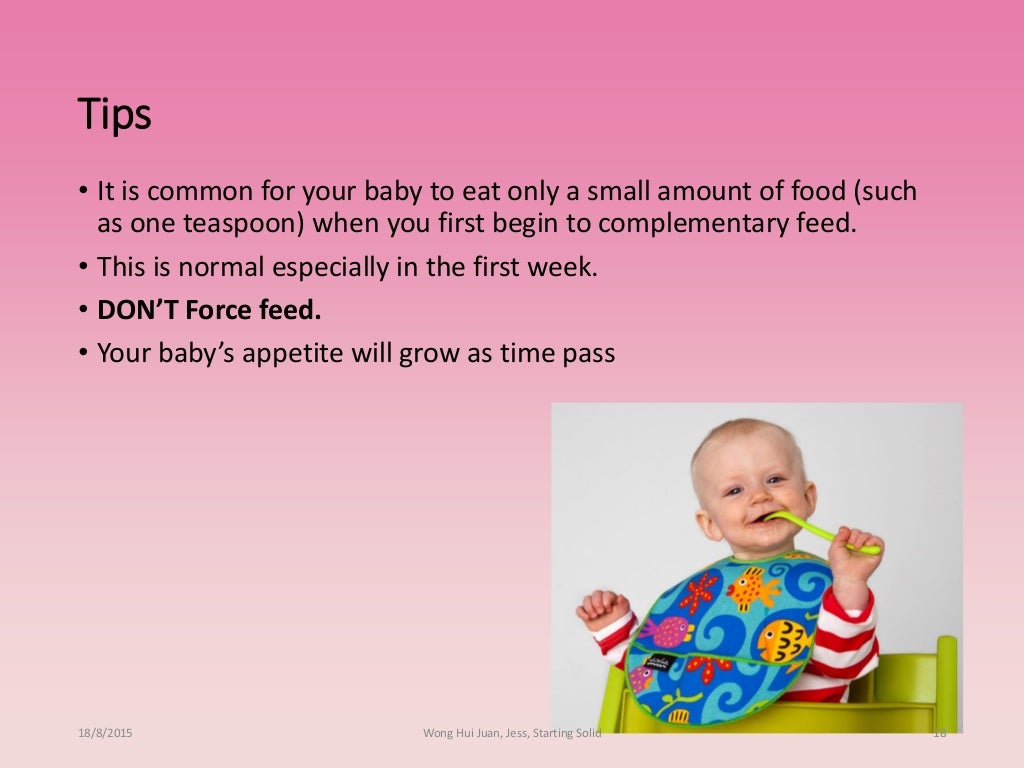 Exploring food for babies beyond 6 months old