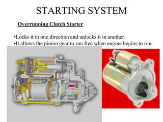 Starting system basic fundamentals & its testing methods | PPT