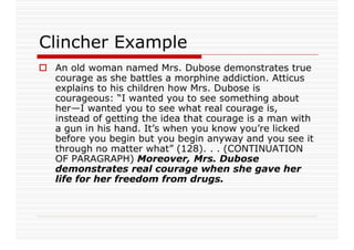 Starting To Body Paragraph