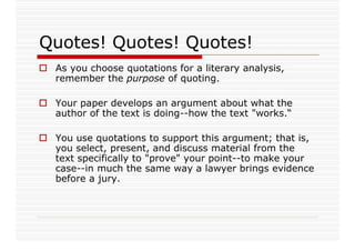 Starting To Body Paragraph