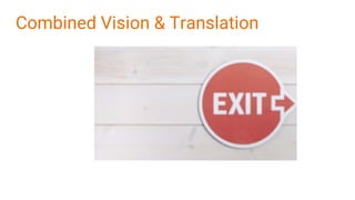 Combined Vision & Translation
 